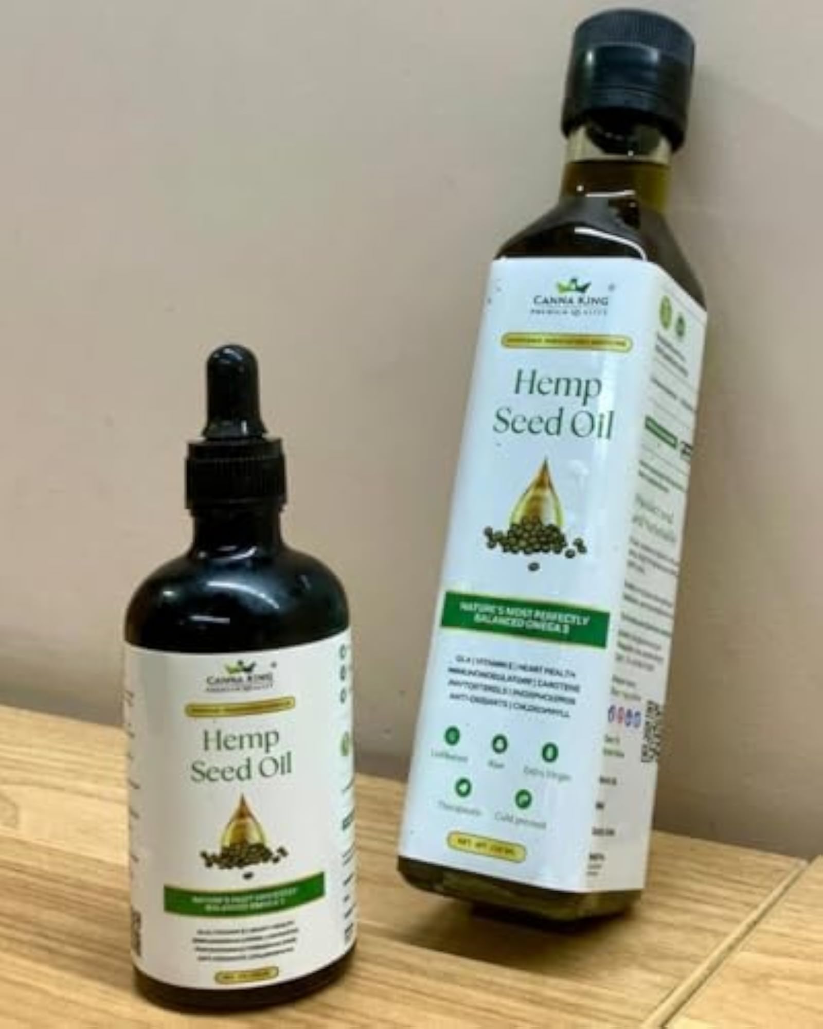 Hemp Seed Oil Organic Pure Cold-Pressed for Hair Growth